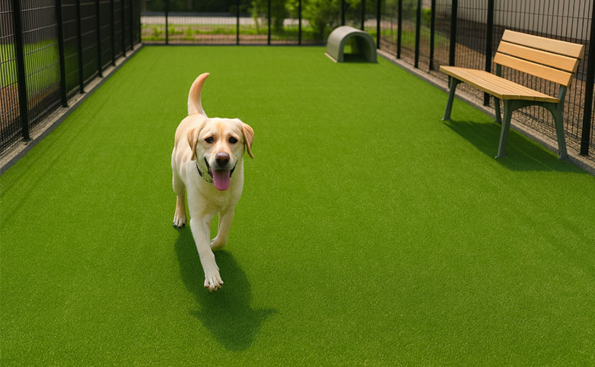 人工芝はドッグランにおすすめ？臭いの原因とデメリット回避法