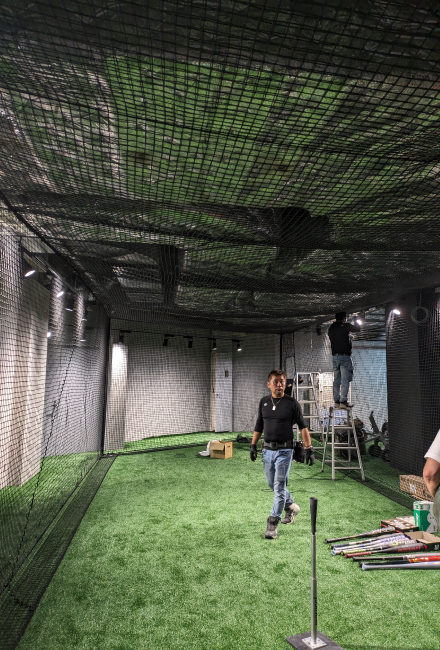 ヒッターズハウスの人工芝施工前写真