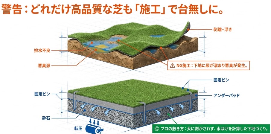 人工芝のタフトロック