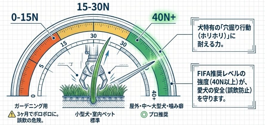 人工芝のタフトロック