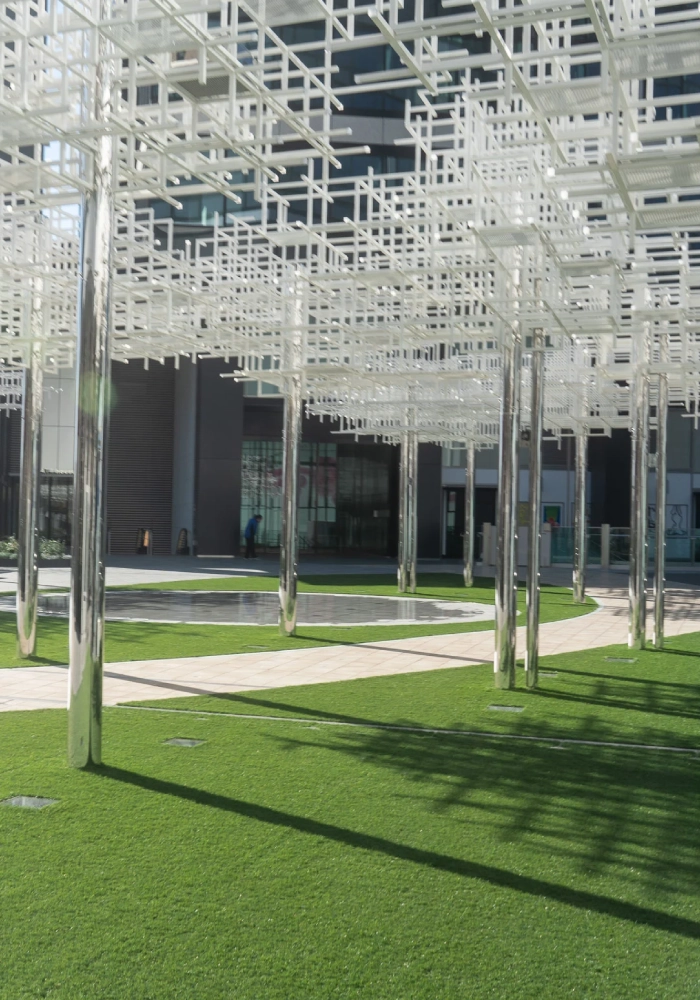 渋谷さくらステージの人工芝