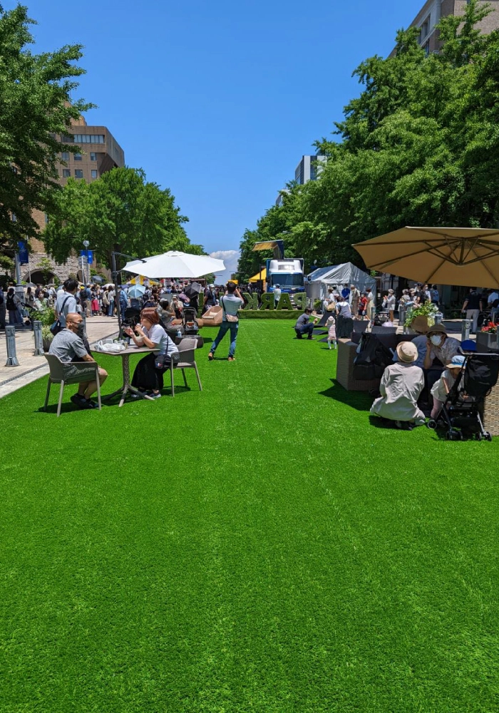 tvk かながわMIRAIストリートの人工芝