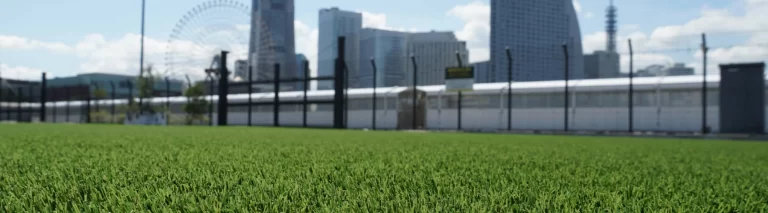 横浜ハンマーヘッドの人工芝写真