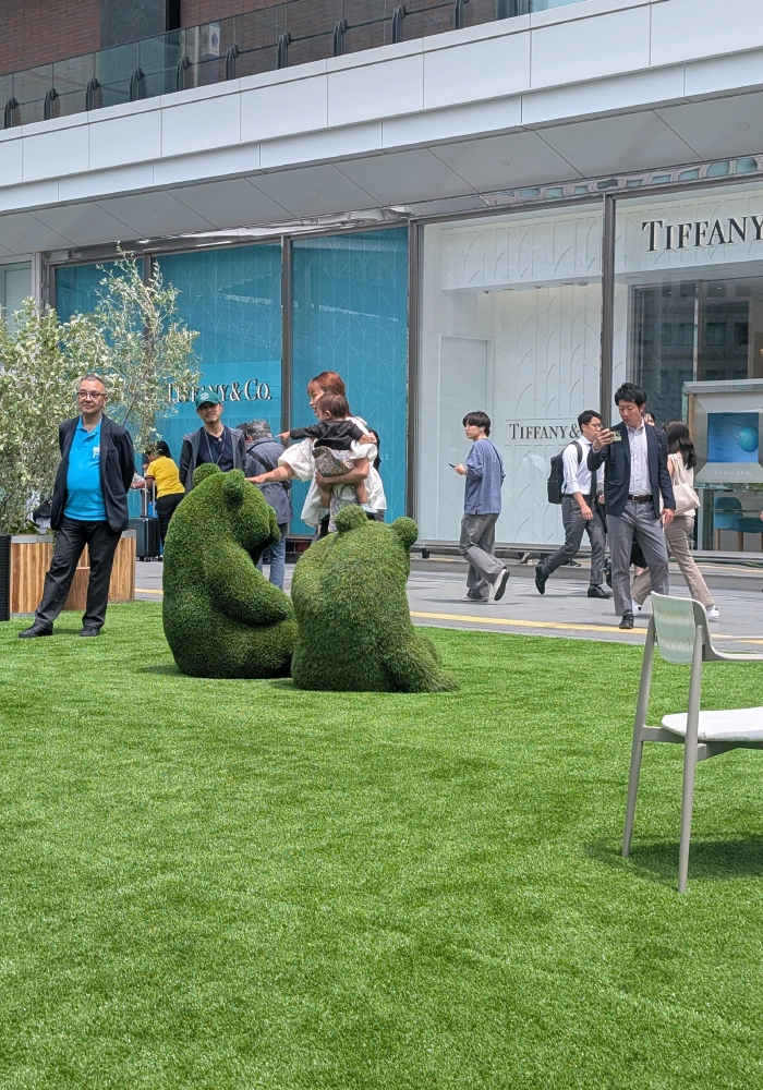 横浜OPENPARKの人工芝イベント